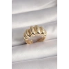 Pirinç Gold Renk Kadın Yüzük