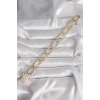 Pirinç Gold Renk Zirkon Taşlı Zincir Model Xuping VIP Exclusive Seri Bileklik