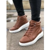 SLW202 Toronto Bağcıklı Cilt Erkek Spor Bot BT - Taba
