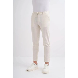 0008 İp Bağlamalı Jogger Erkek Pantolon Bej