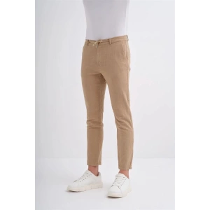 0008 İp Bağlamalı Jogger Erkek Pantolon Camel