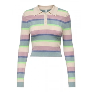 15340979 Polo Yaka Crop Kadın Kazak