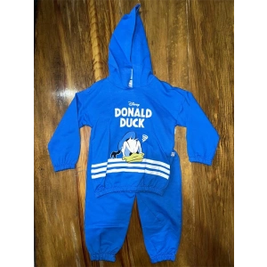 2-5 Yaş Kapşonlu Takım Saks