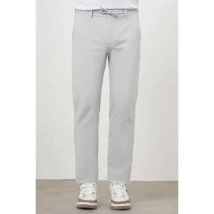 2534 Beli Lastikli Jogger Old Money Style Erkek Pantolon Gri