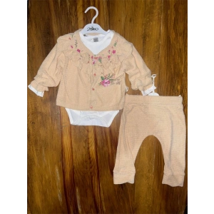 3-12 Aylık Üçlü Takım Bej