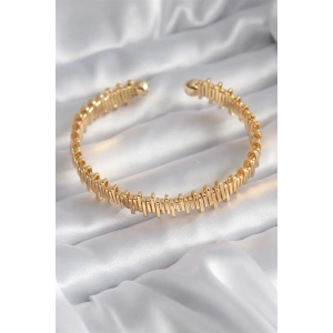 316L Çelik Gold Renk Dorika Model Kadın Bileklik