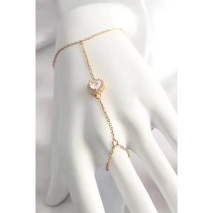 316L Çelik Gold Renk Kalp Model Şahmeran