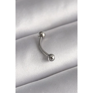 316L Çelik Gümüş Renk Topçuk Model Piercing