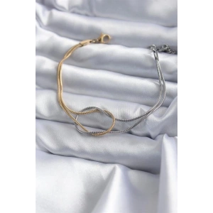 316L Çelik Mix Renk Düğüm Model Kadın Bileklik