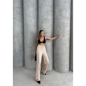 Çımalı Keten Pantolon