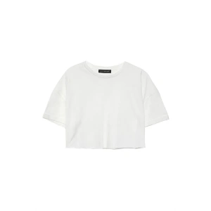 Crop T-Shirt Oversize Beyaz