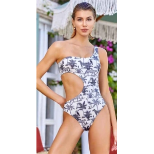 Desenli Mayo Bikini Zebra