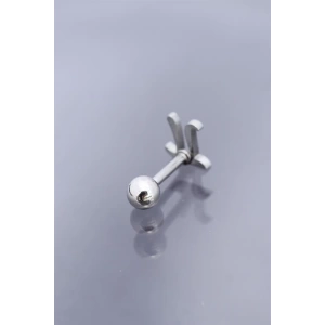 Gümüş Renk Pİ Sembol 316L Cerrahi Çelik Piercing
