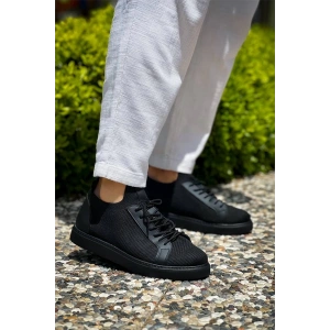 Kb-112  Kuback Siyah Siyah Tabantriko Bağcıklı  Günlük Erkek  Ayakkabı