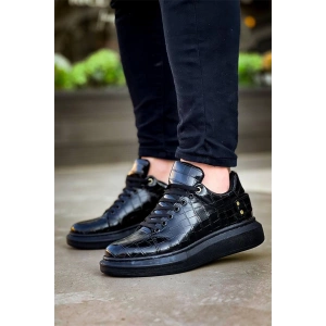 Kb047  Kuback Kömür Crocodile Günlük Erkek  Ayakkabı