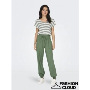 Keten Karışımlı Yüksek Bel Kadın Pantolon
