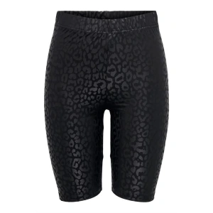 Leopar Desen Yarım Tayt