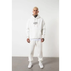 Oversıze Baskılı Erkek Sweatshirt