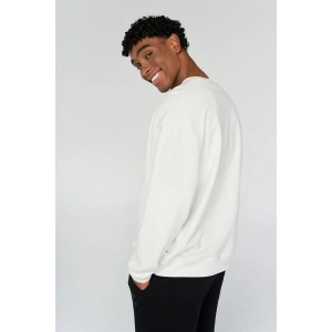 Oversıze Düz Renk Erkek Sweatshirt