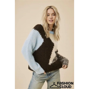 Oversize Yün Kadın Kazak