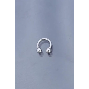 Silver Renk Yarım Halka 316L Cerrahi Çelik Piercing