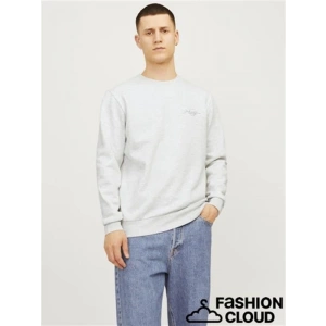 Üç İplik Küçük Baskılı Erkek Sweatshirt