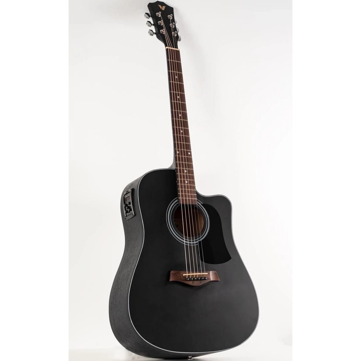 Valler AG240CEQ Bk Siyah Elektro Akustik Gitar
