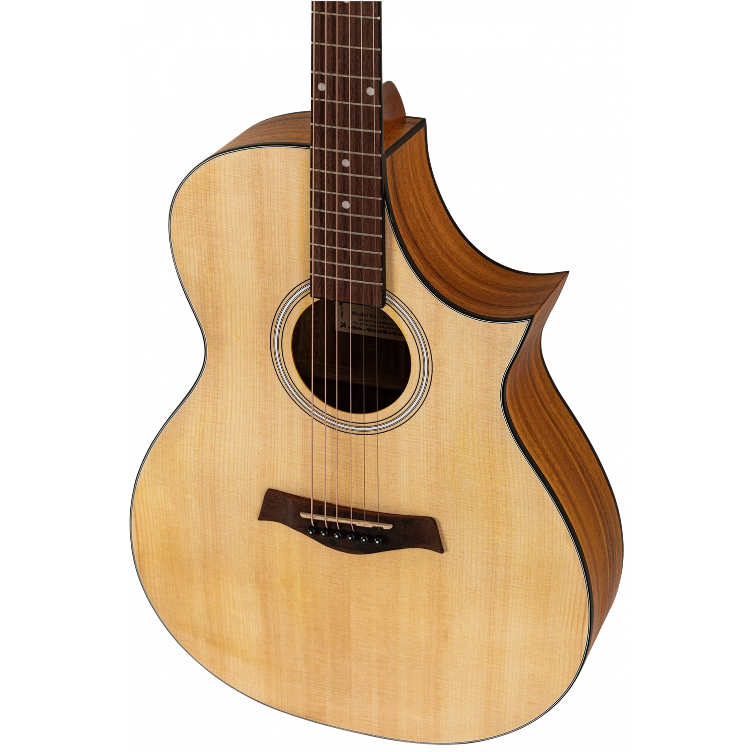 VALLER AG250 Cutaway Akustik Gitar