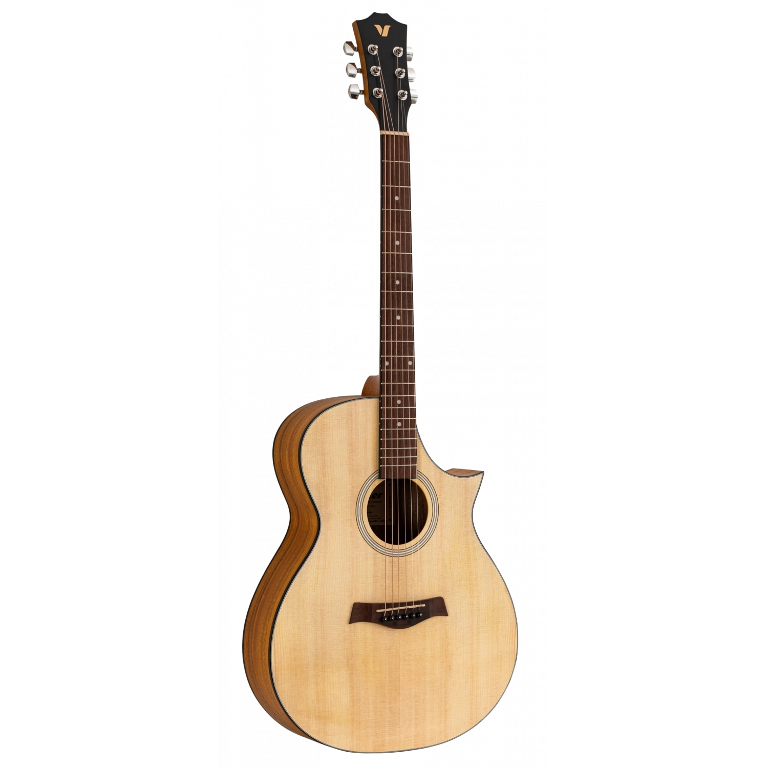 VALLER AG250 Cutaway Akustik Gitar