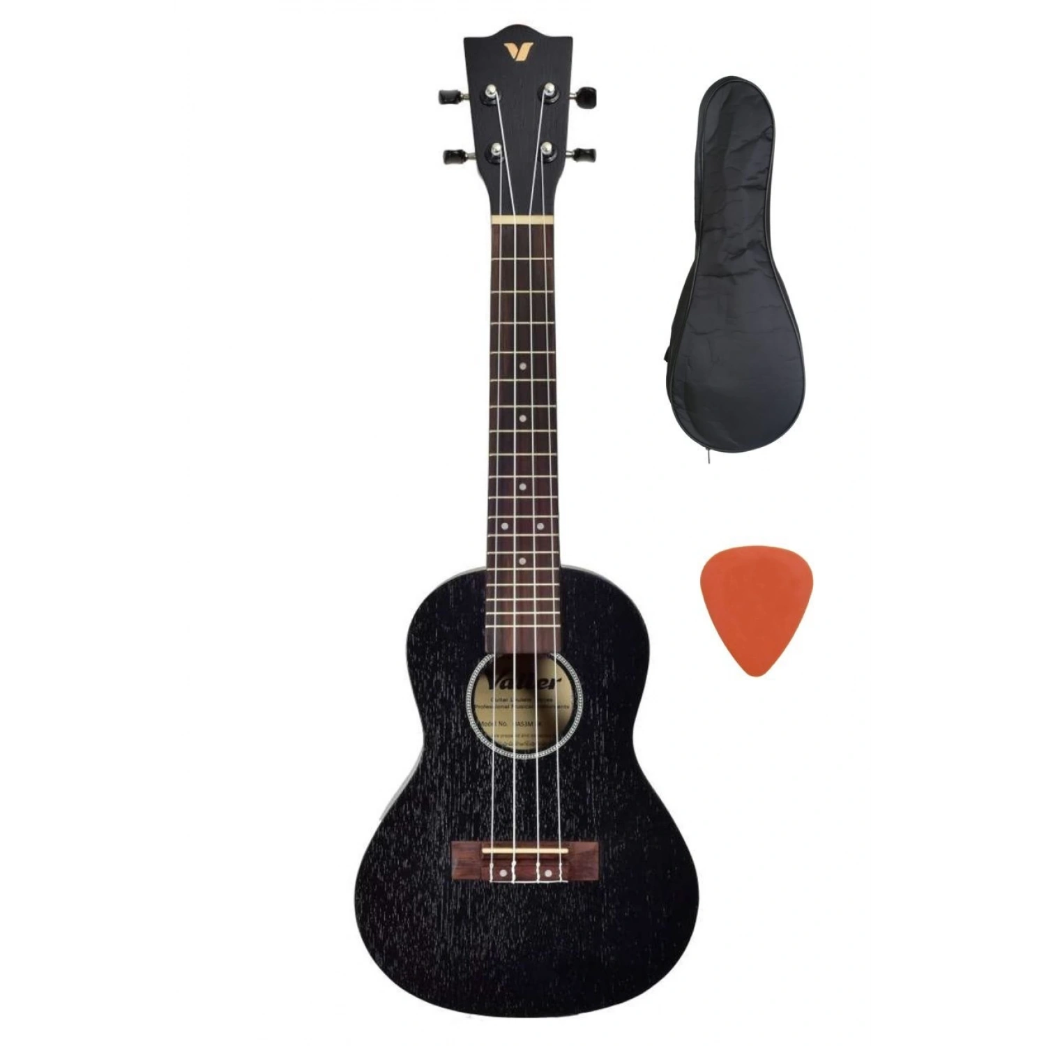 Valler UA53M BK Concert Ukulele Siyah