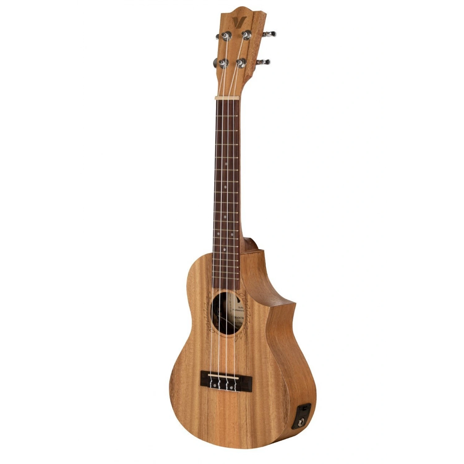 Valler UAC60EQ NS Elektro Concert Ukulele Natürel