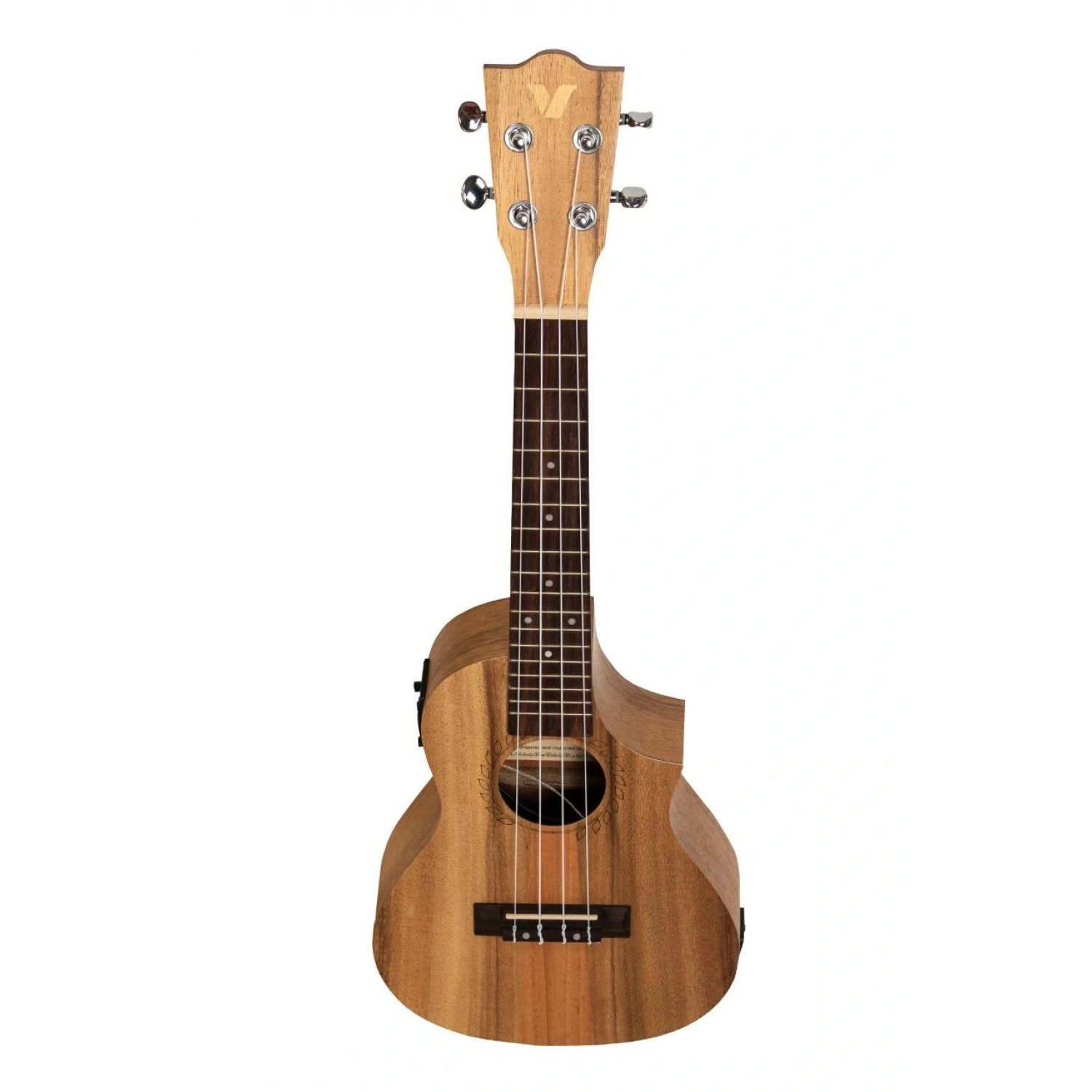 Valler UAC60EQ NS Elektro Concert Ukulele Natürel