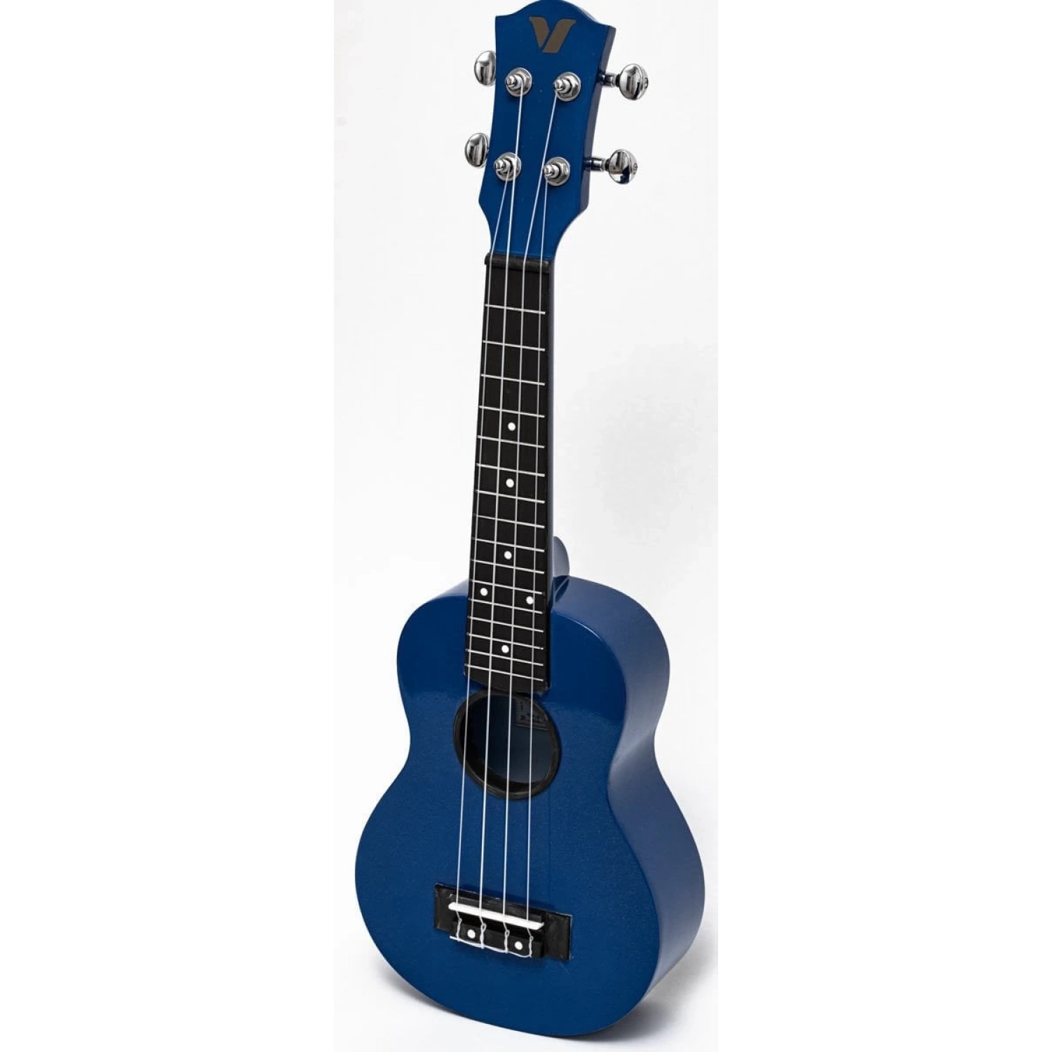 Valler UK110 Krom Burgu Mavi Soprano Ukulele