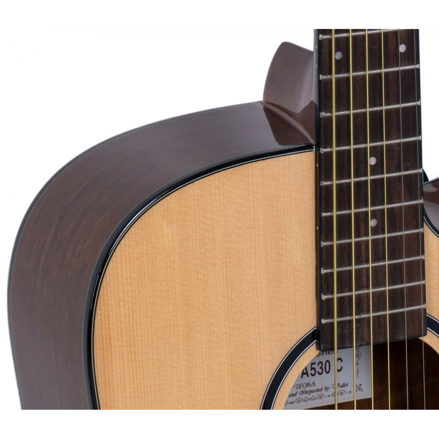 Valler VA530C Cutaway Akustik Gitar Parlak Cilalı