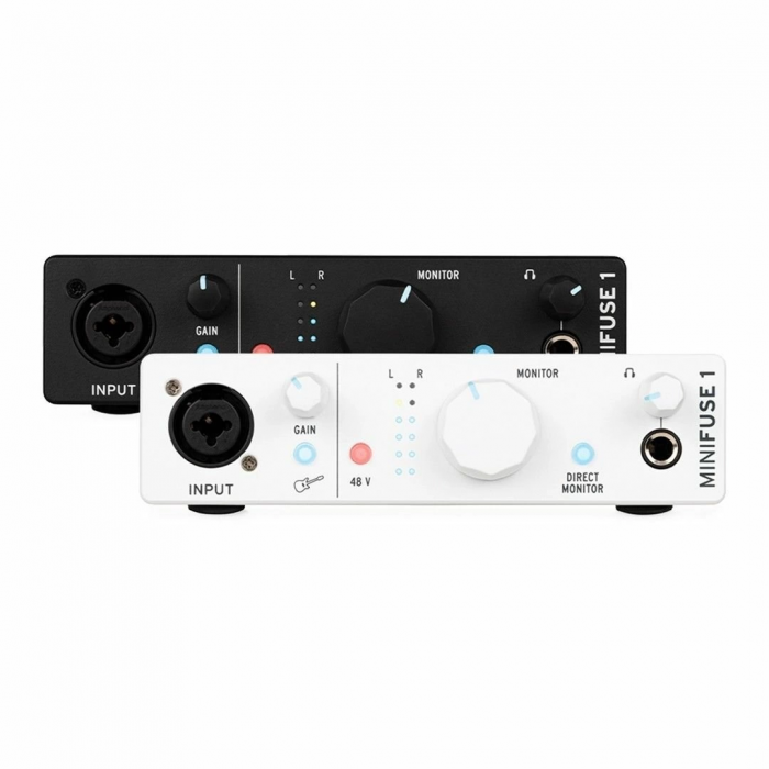 Arturia MiniFuse 1 Siyah 1-Giriş / 2-Çıkış, 24-bit 192 kHz, USB-C