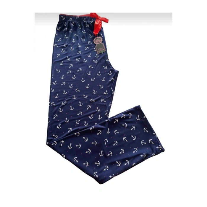 Bambu Likralı Ring Viskon Battal Beden Pijama Altı 6020