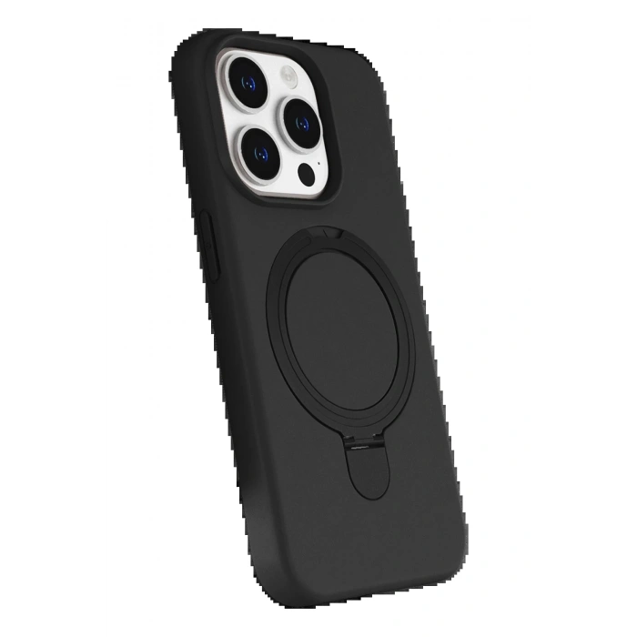 CPT90 Apple iPhone 14 Pro Max Regal Magsafe Standlı Kapak - Siyah