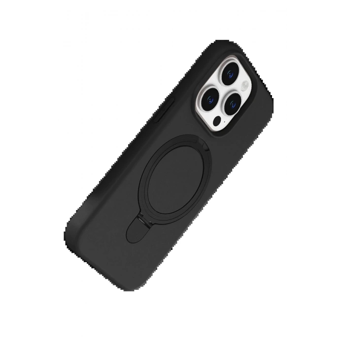 CPT90 Apple iPhone 14 Pro Max Regal Magsafe Standlı Kapak - Siyah