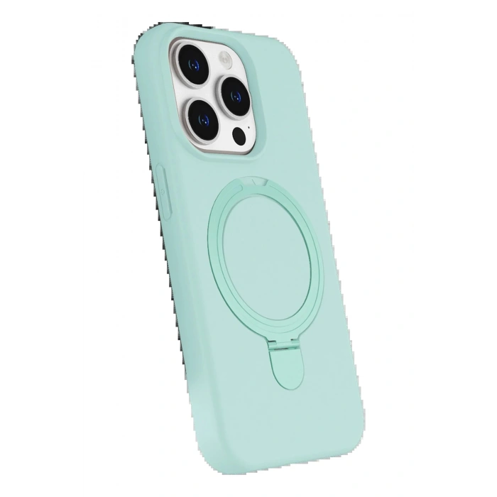 CPT90 Apple iPhone 14 Pro Max Regal Magsafe Standlı Kapak - Su Yeşili
