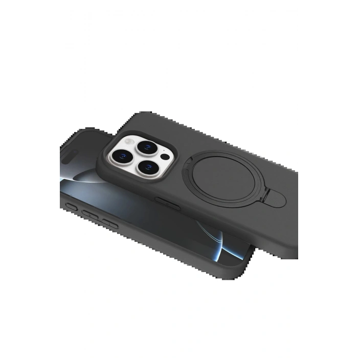 CPT90 Apple iPhone 14 Pro Max Regal Magsafe Standlı Kapak - Titan Gri