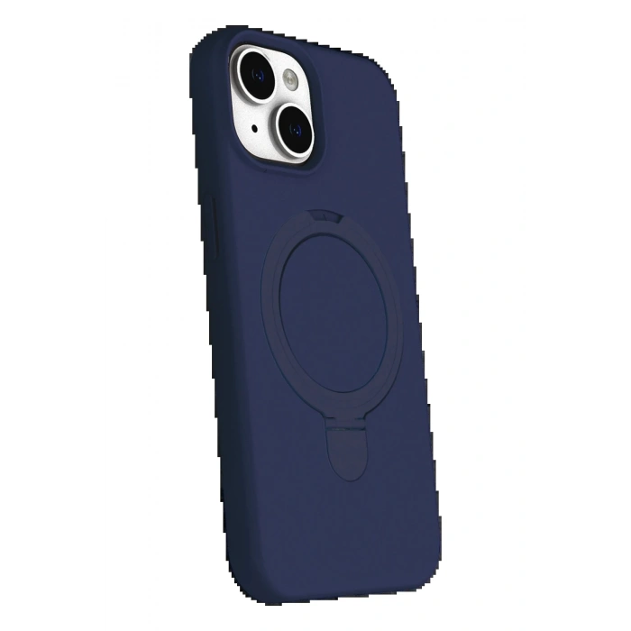 CPT90 Apple iPhone 14 Regal Magsafe Standlı Kapak - Lacivert