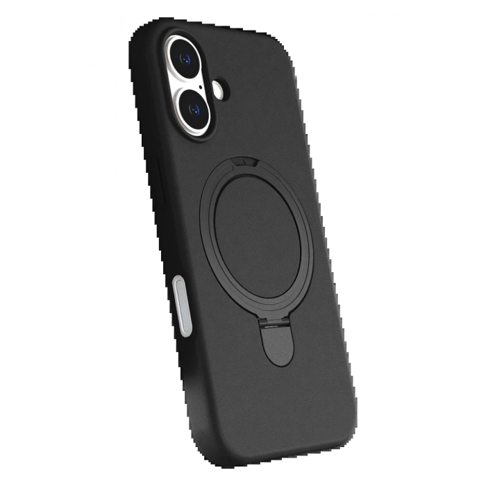 CPT90 Apple iPhone 16 Plus Regal Magsafe Standlı Kapak - Siyah