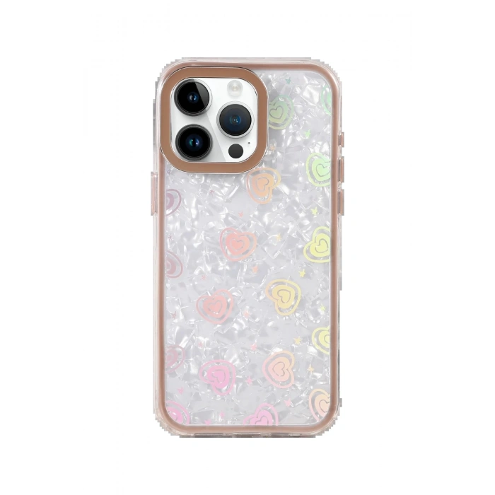 CPT90 Apple iPhone 16 Pro Lumi Desenli Kapak - Çöl Titanyum