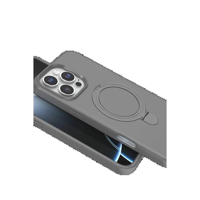 CPT90 Apple iPhone 16 Pro Max Regal Magsafe Standlı Kapak - Titan Gri