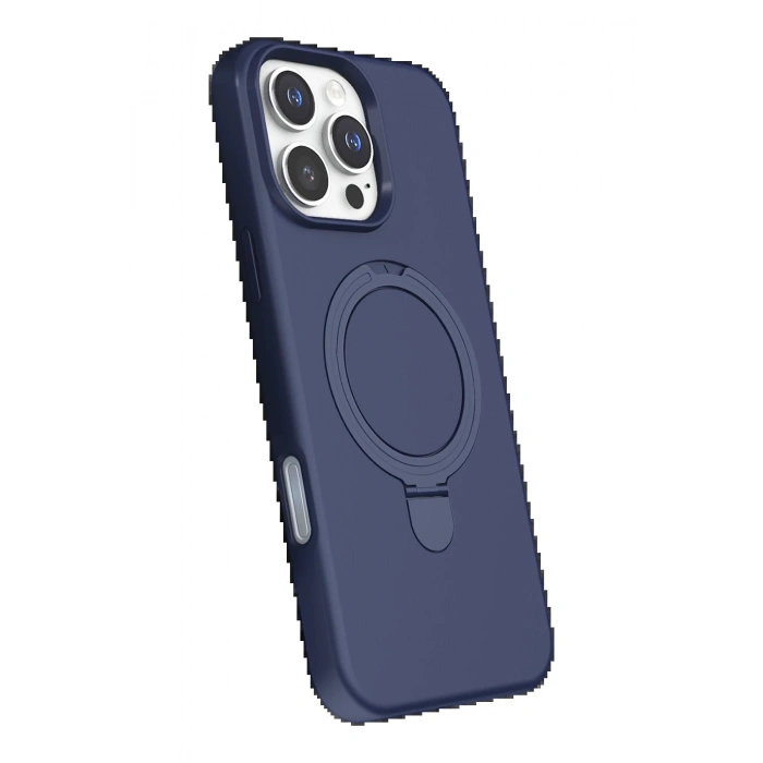 CPT90 Apple iPhone 16 Pro Regal Magsafe Standlı Kapak - Lacivert
