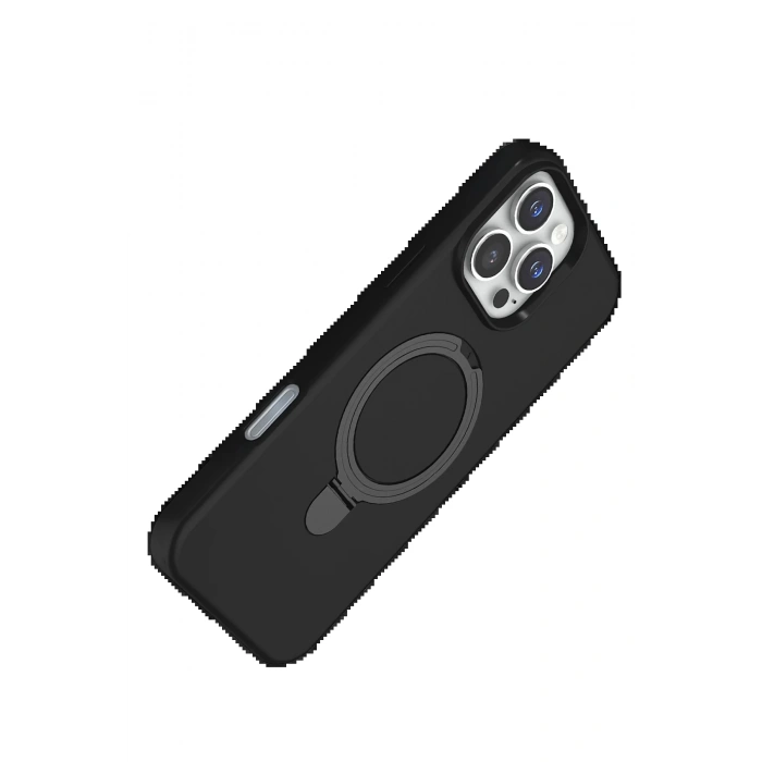 CPT90 Apple iPhone 16 Pro Regal Magsafe Standlı Kapak - Siyah