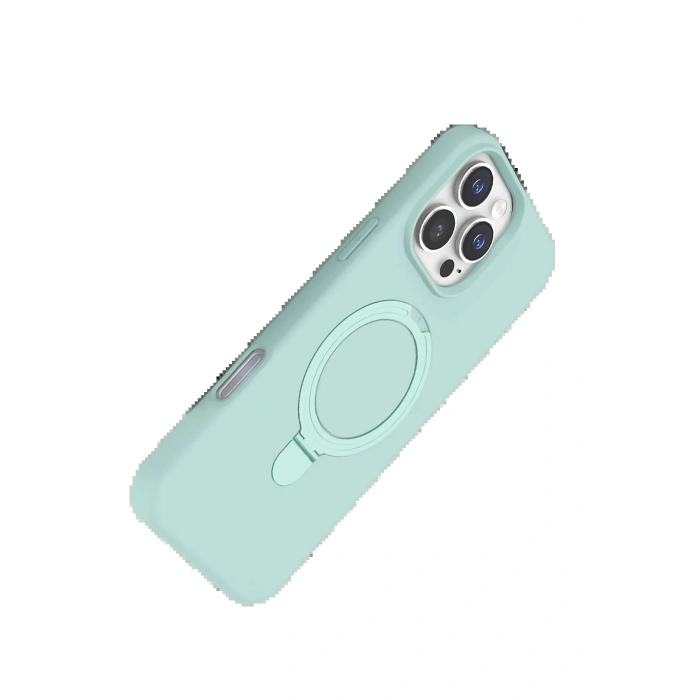 CPT90 Apple iPhone 16 Pro Regal Magsafe Standlı Kapak - Su Yeşili