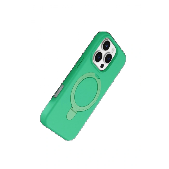 CPT90 Apple iPhone 16 Pro Regal Magsafe Standlı Kapak - Yeşil