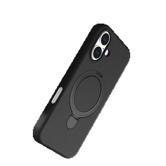 CPT90 Apple iPhone 16 Regal Magsafe Standlı Kapak - Siyah