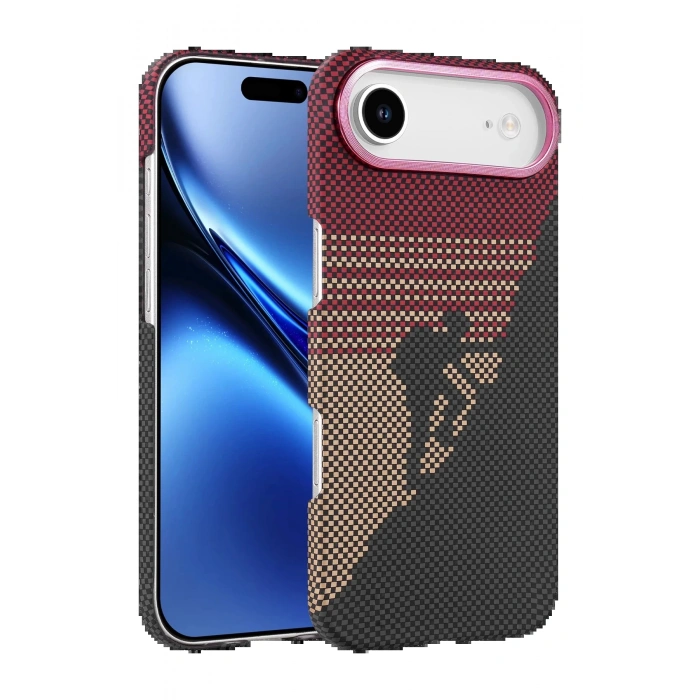 CPT90 Apple iPhone 17 Air Vega Magsafe Kapak - Kırmızı